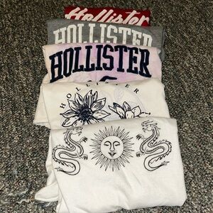 Bundle 5 Short Sleeve Hollister Tees (XS)